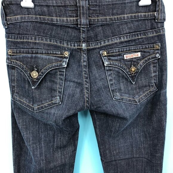Hudson Women’s 26 Made in the USA Signature Bootcut Dark Wash Jean 5 Poc… - Picture 2 of 8